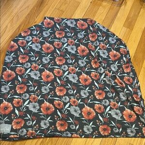 Multi use cover, copper pearl poppy